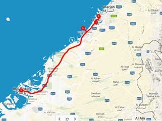 Dubai Map