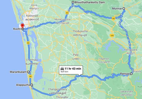 Kerala Map