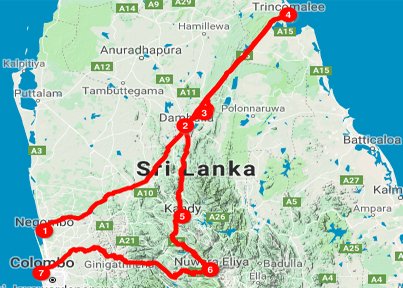 Sri Lanka Map